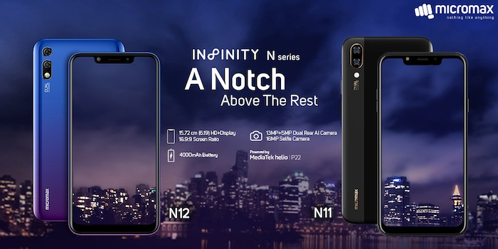 Micromax Infinity N11 And N12 Released In India