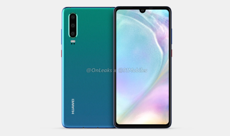 Huawei P30 360° Renders Show The Phone Will Have Three Rear Cameras And A Dewdrop Notch