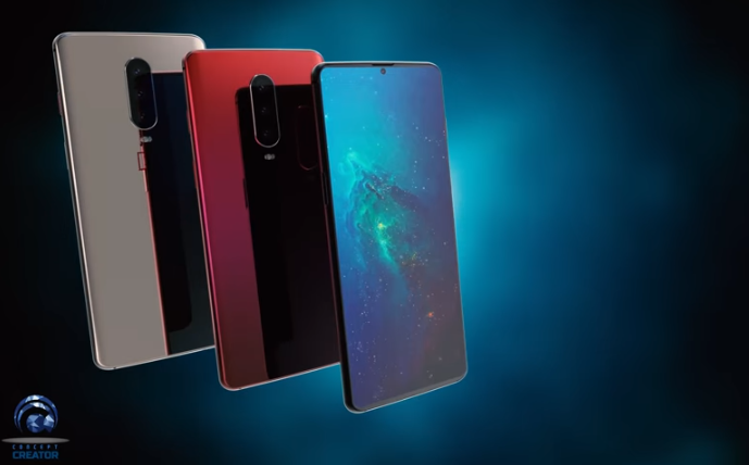 Oneplus 7 Concept With Punch-hole Display And Triple Rear Cameras Look