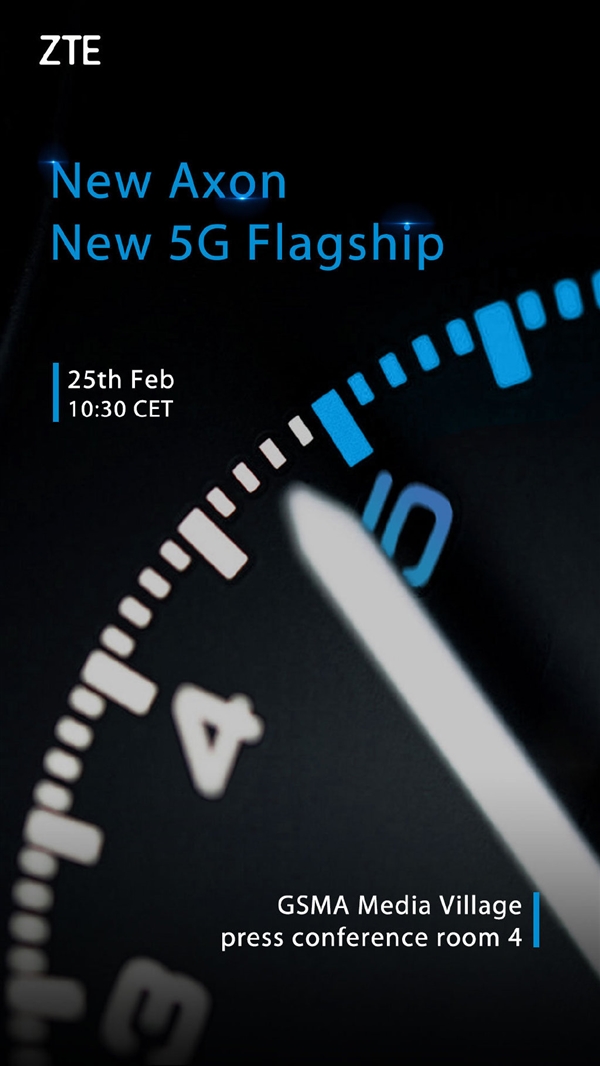 Zte’s 5g Flagship Cameraphone Debuting On February 25