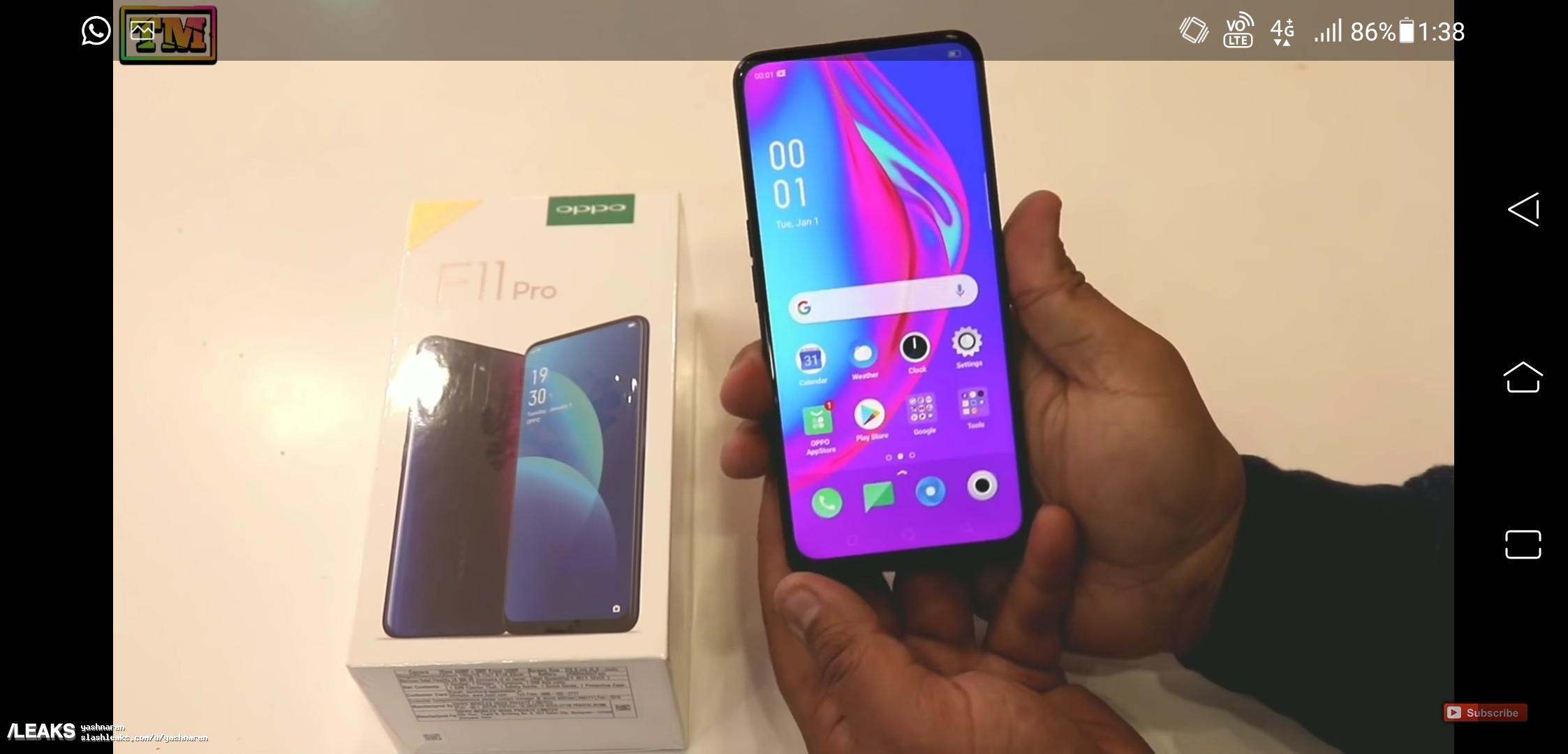 Oppo F11 Pro Retail Package Surfaces And Photos