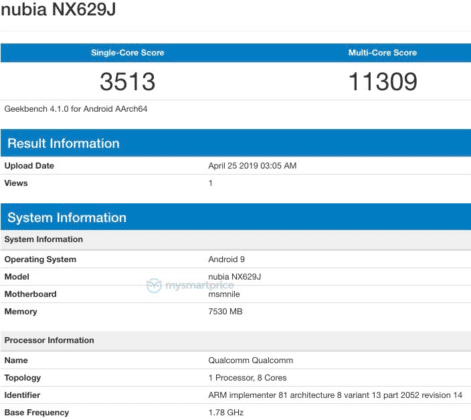 Nubia Red Magic 3 hits Geekbench sporting SD855