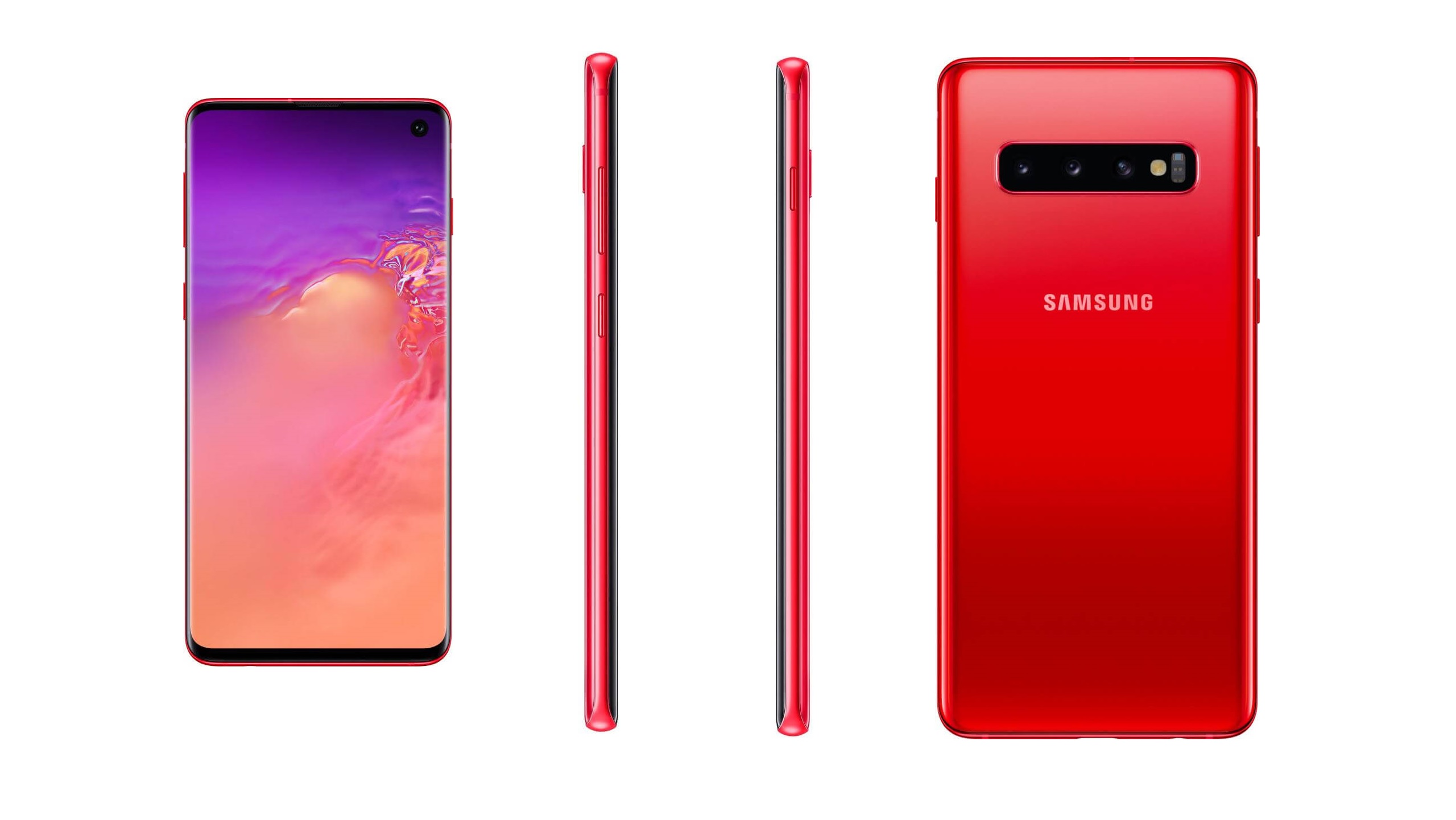 Samsung Galaxy S10 and S10+ to come in new Cardinal Red