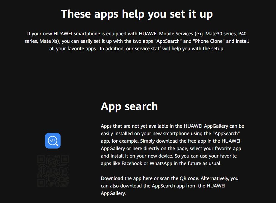 Huawei AppSearch helps users to download popular apps without Google Play Store