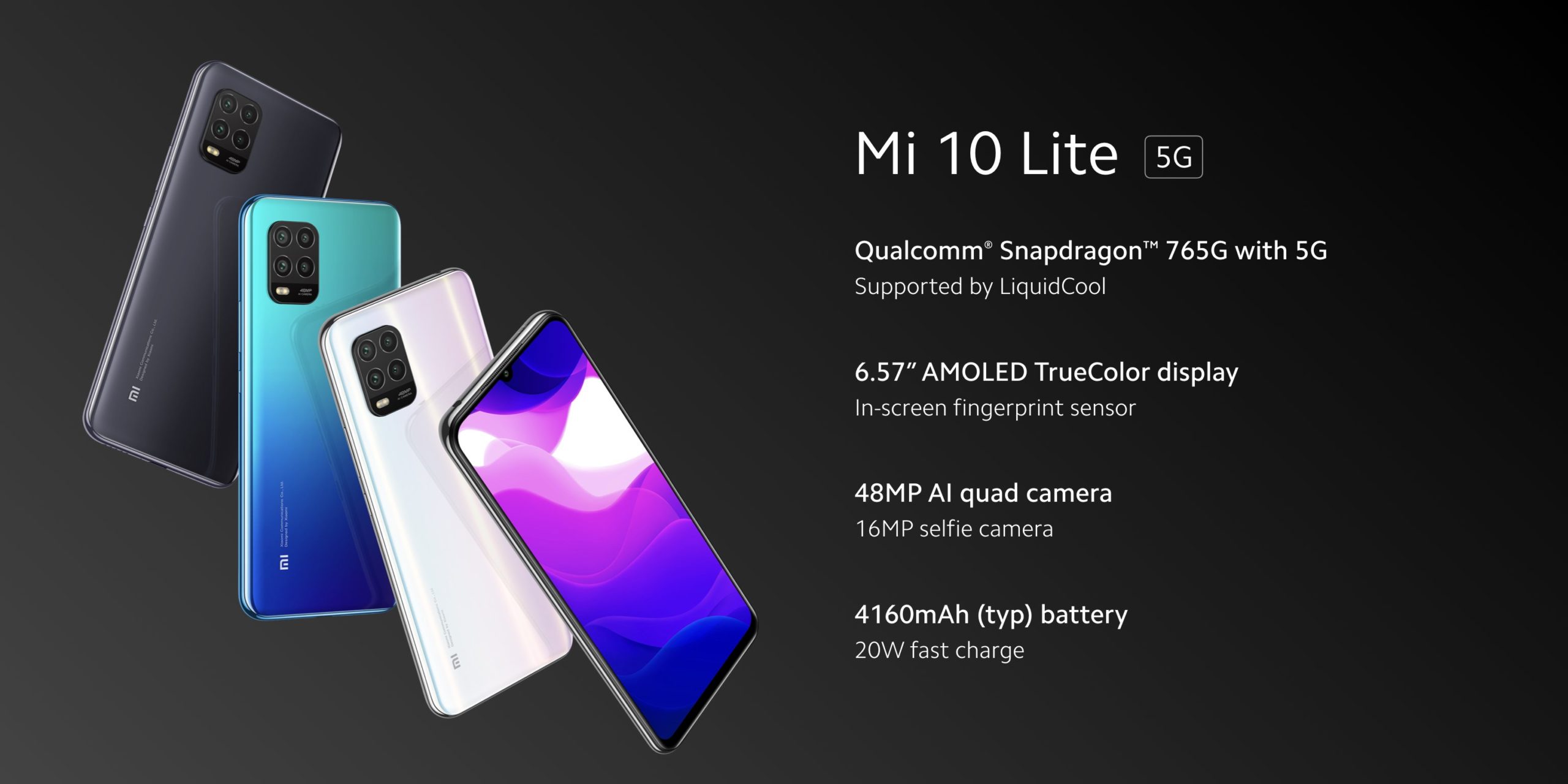 Xiaomi Mi 10 Lite 5G announced in Europe with a Snapdragon 765G