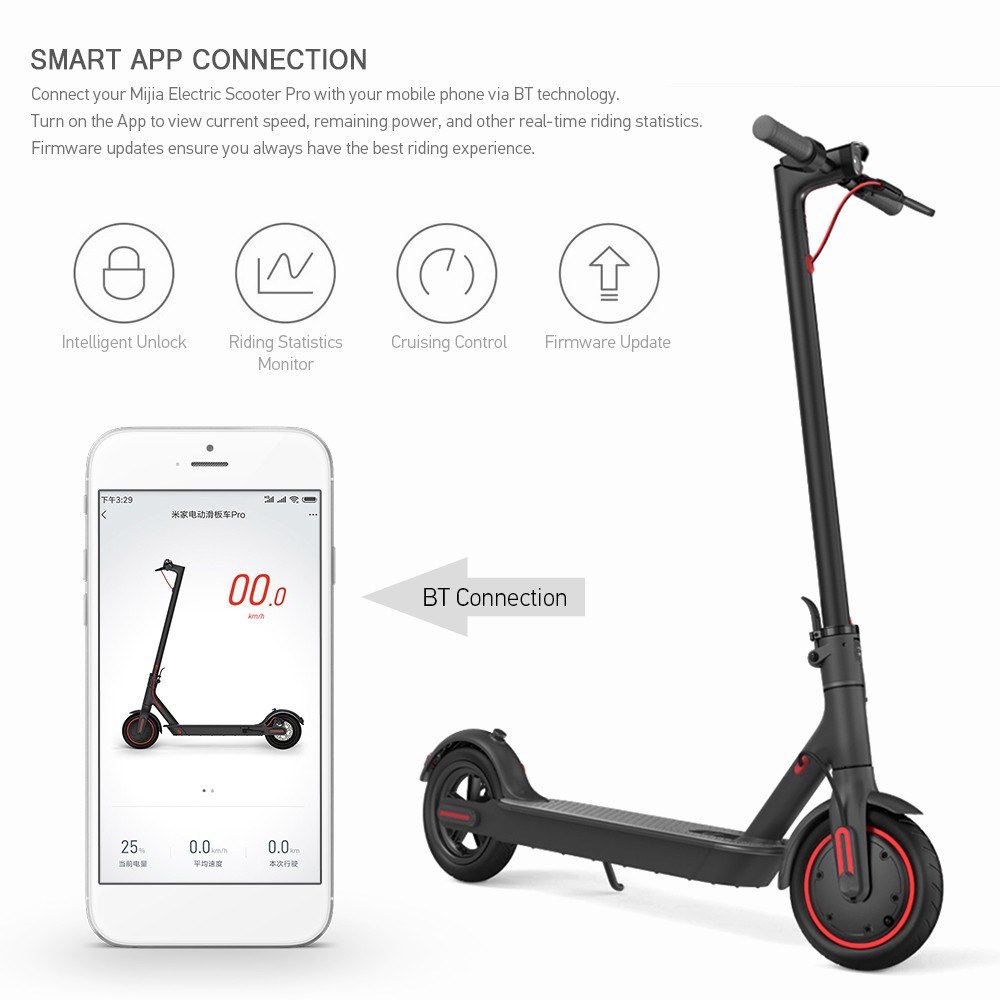 Xiaomi Mijia Electric Scooter Pro 8.5 Inch Two Wheel Quick Folding Scooter 3