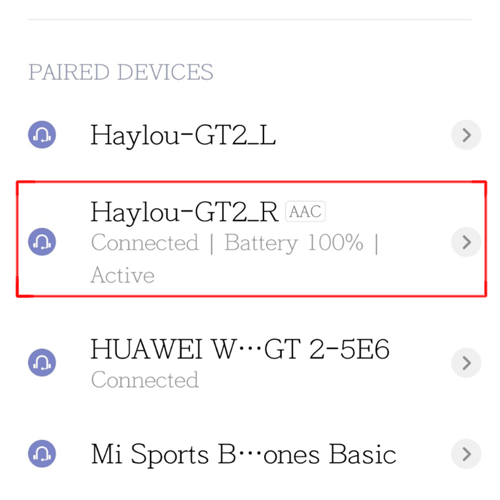 Haylou-gt2-headphones-paired